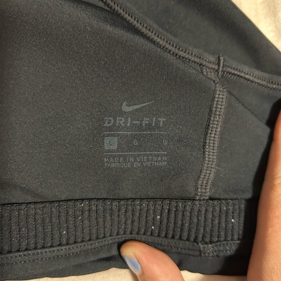 Nike Black Racerback Sports Bra with Wide Straps - Picture 3 of 4